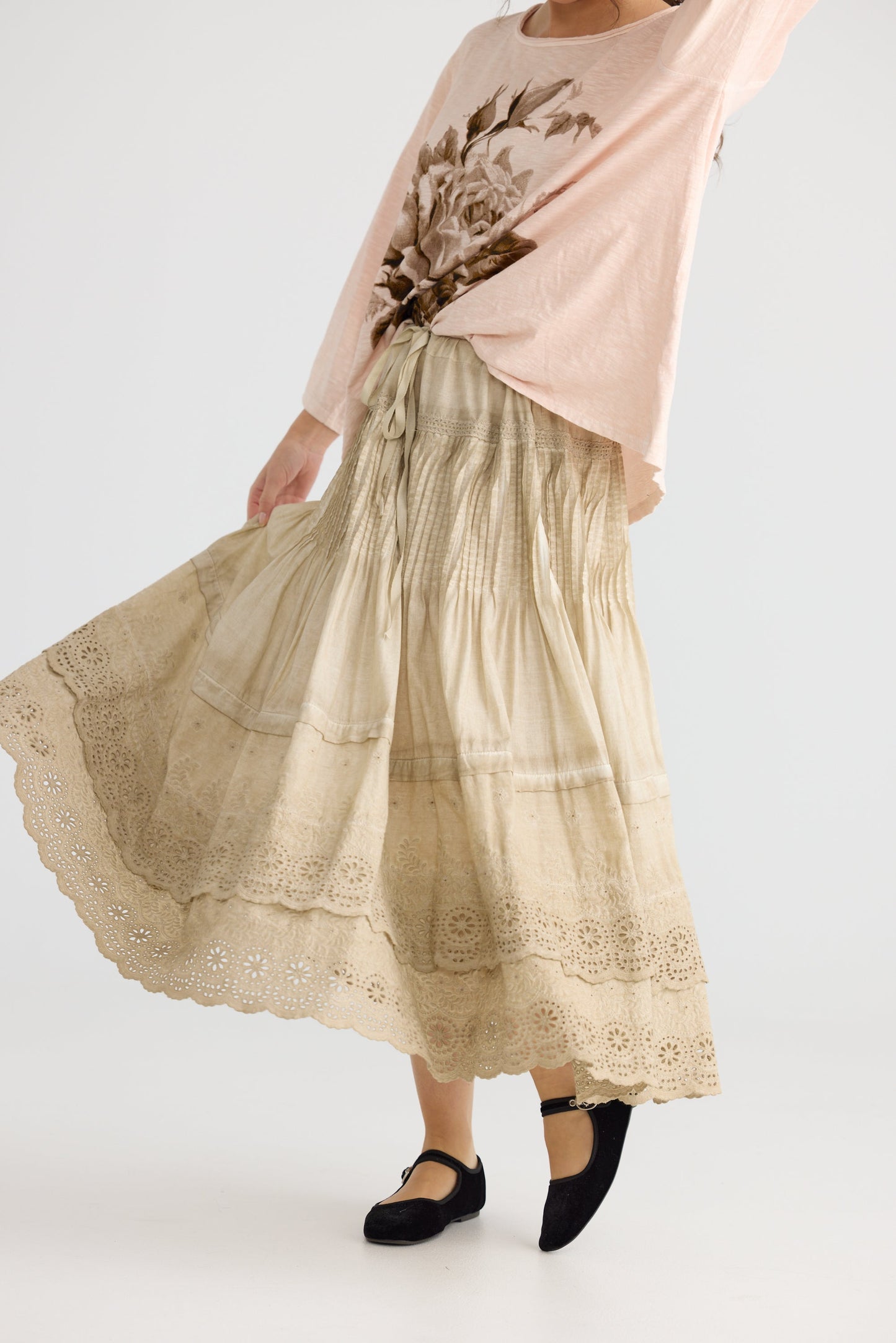 A Date With Mabel skirt. Stonewash