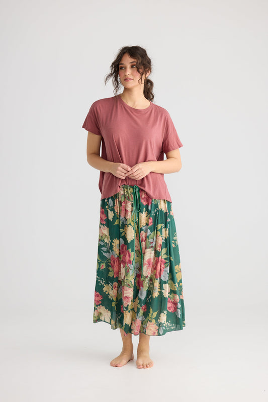 Garland skirt. Shamrock Green