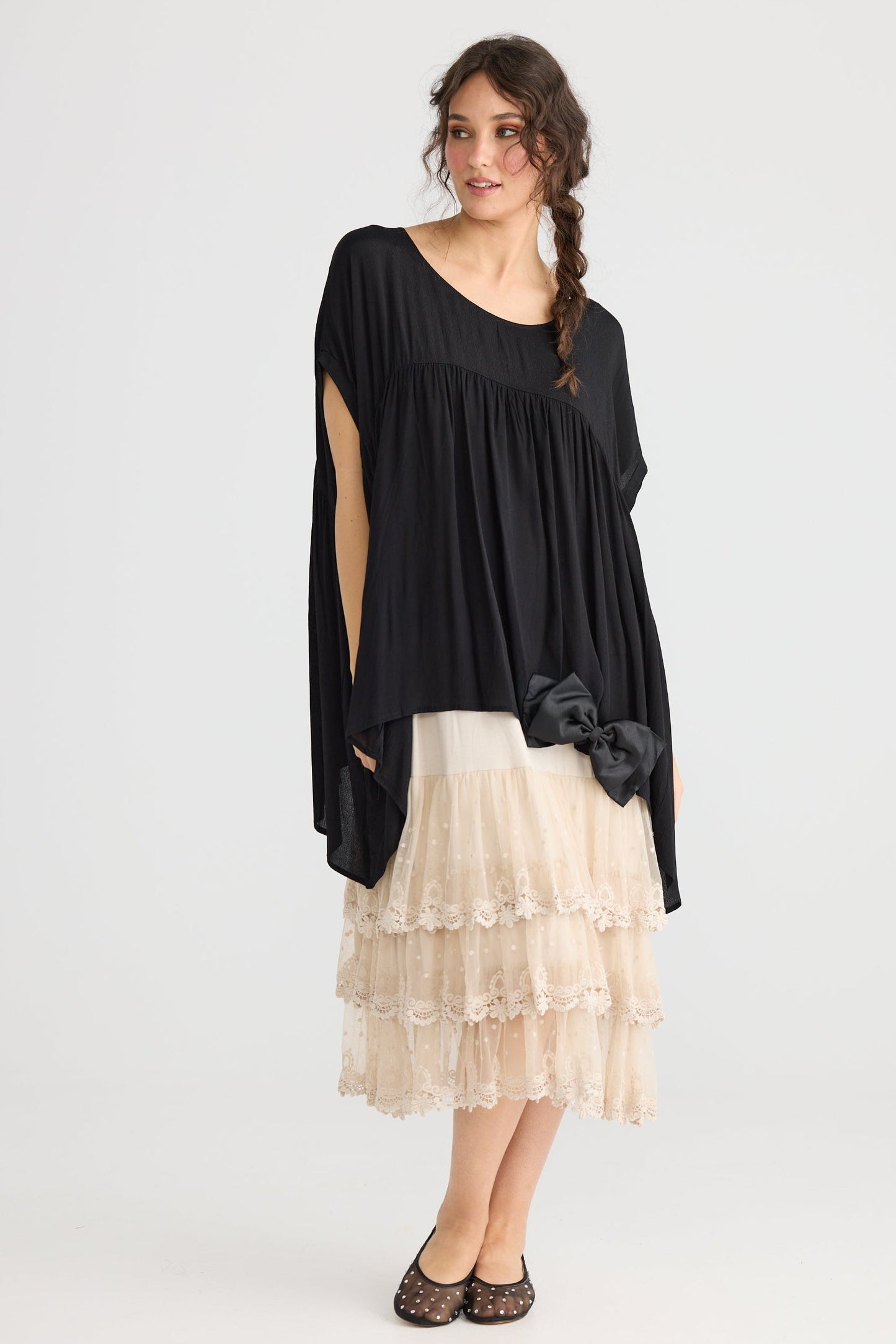 Adelaide Top. Black