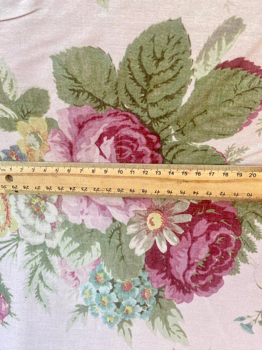 Poetry of Flowers Fabric Collection. Posie and Petals. Pink.