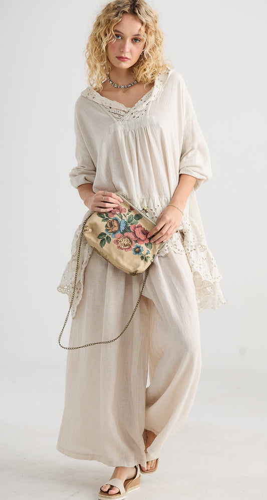 Nightingale Handbag. Rose Bouquet