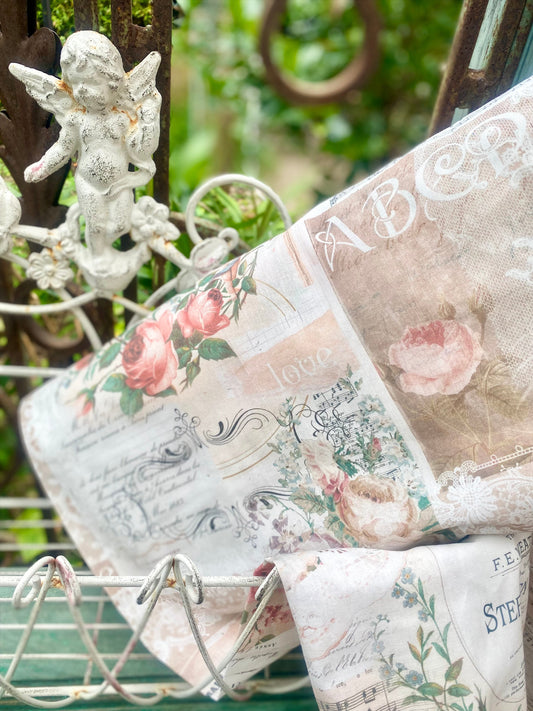 Poetry of Flowers Fabric Collection. Full of Grace.