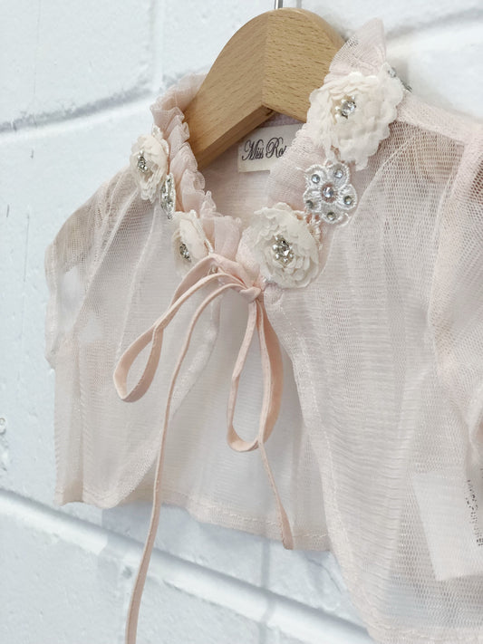 Baby and child Pixie Capelet. Blush.