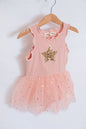 Star Tulle tutu romper. Pink