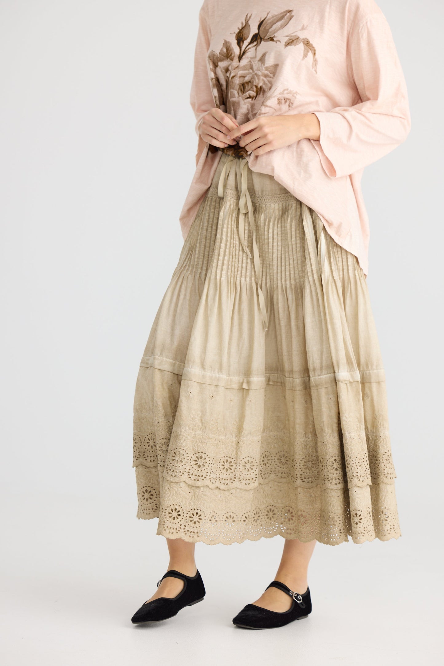 A Date With Mabel skirt. Stonewash