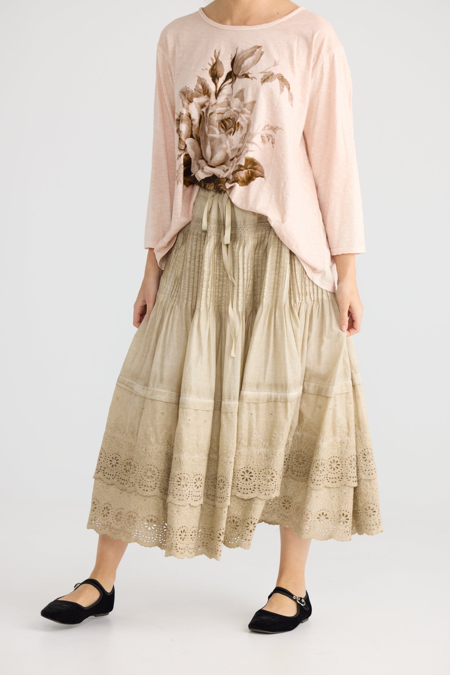 A Date With Mabel skirt. Stonewash