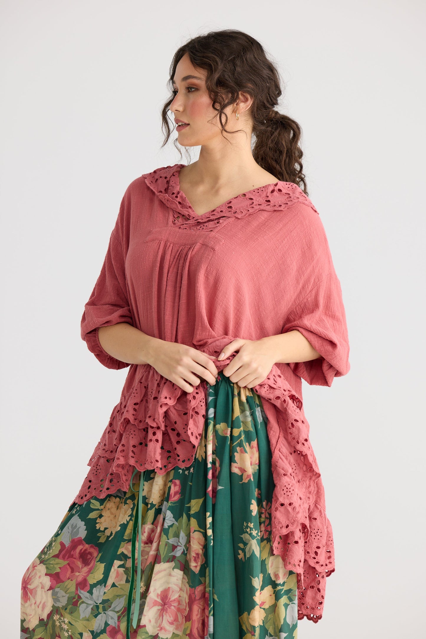 Garland skirt. Shamrock Green