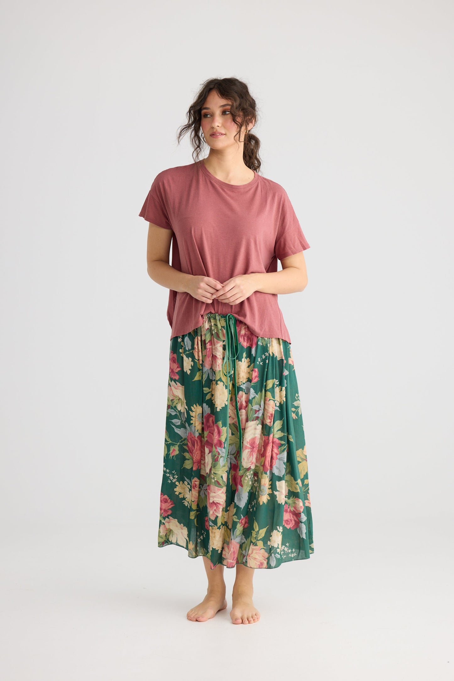 Garland skirt. Shamrock Green