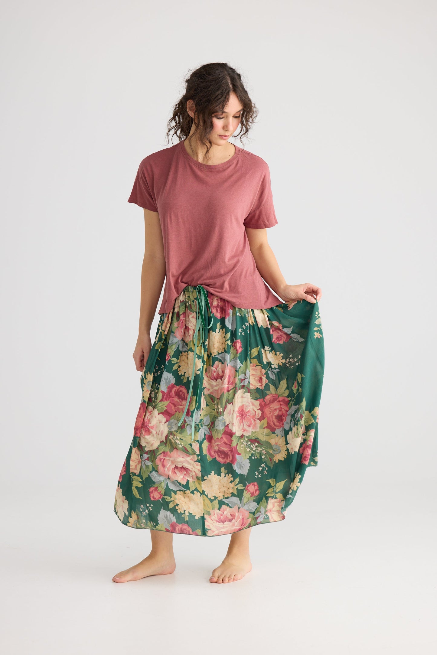 Garland skirt. Shamrock Green