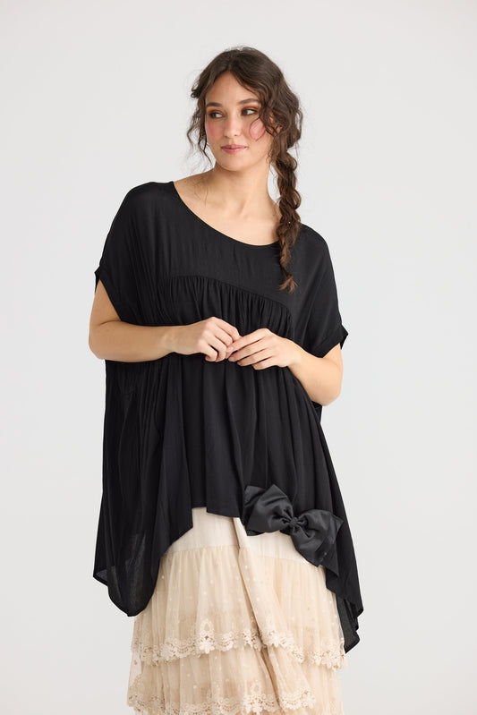 Adelaide Top. Black