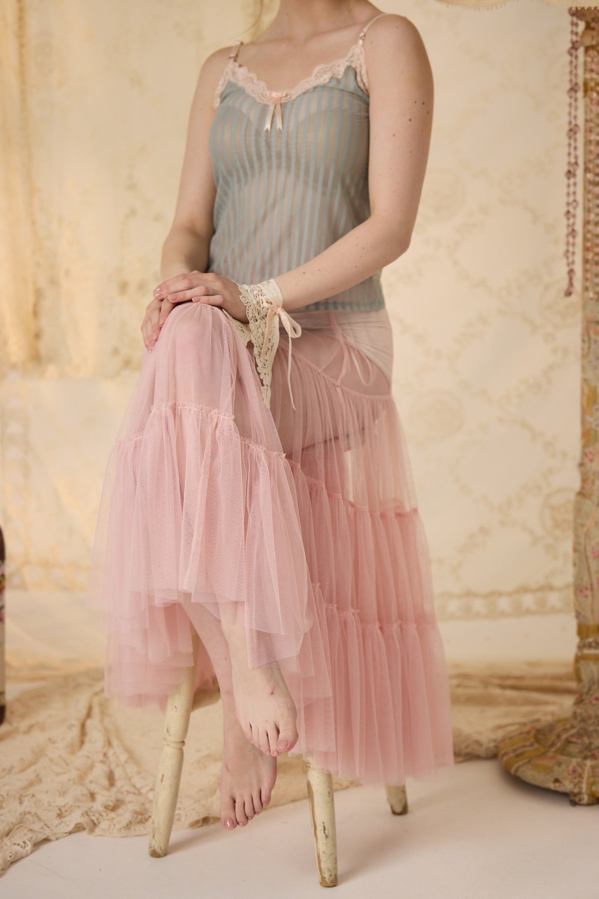 Ariette Tulle tutu skirt. Blush Pink
