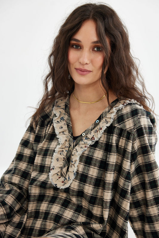 Chelsea Black Plaid dress.
