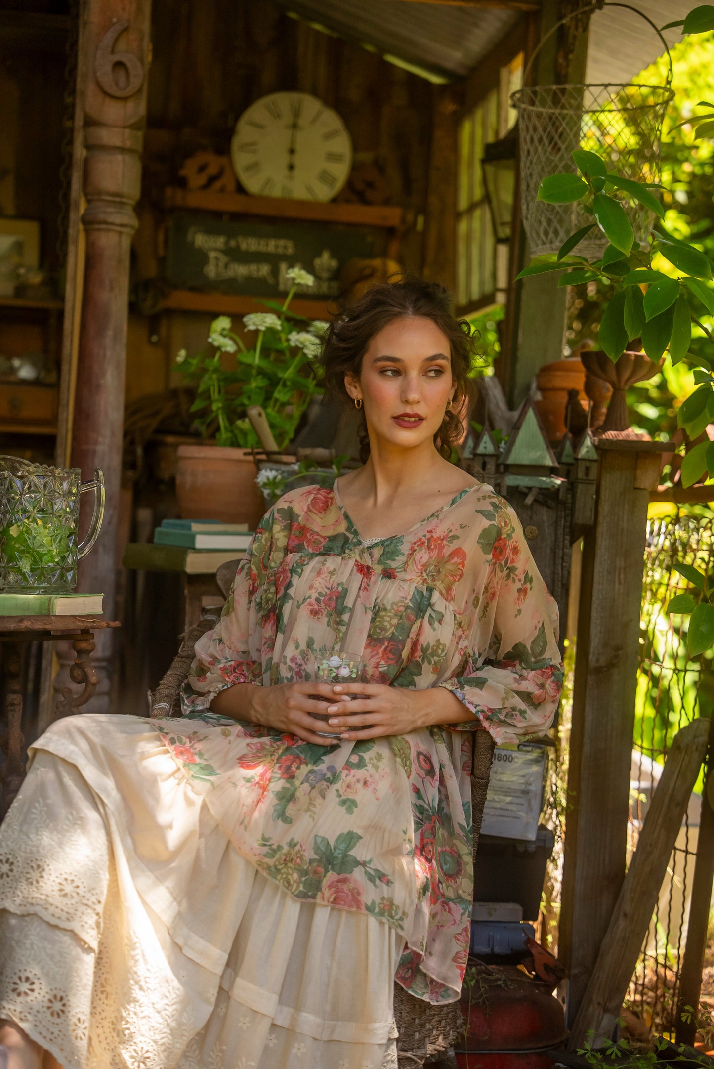 A Date with Mabel skirt. Tea-dyed