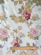 Poetry of Flowers Fabric Collection. French Blue Trellis Rose