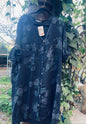 Abigail linen shirt dress. Midnight Rose