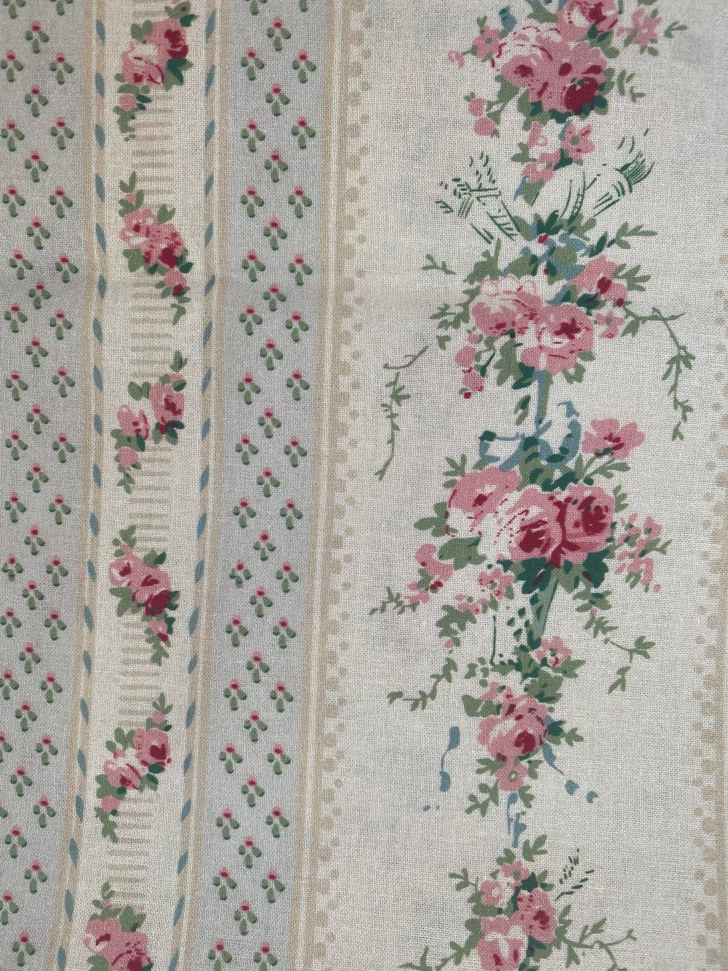 French Rose Stripe fabric.