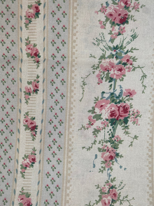 French Rose Stripe fabric.