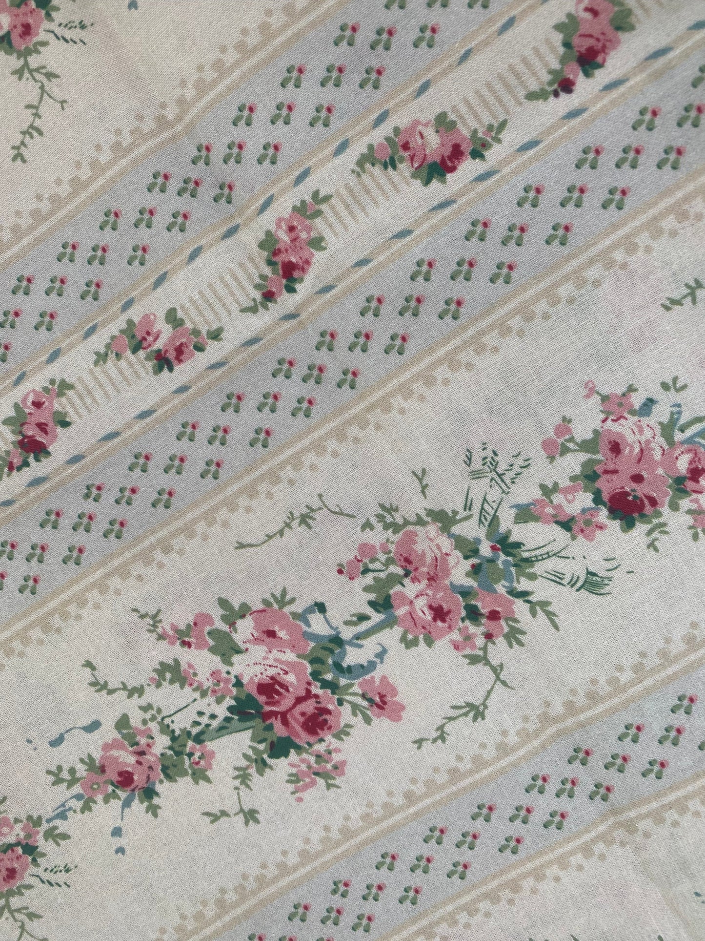 French Rose Stripe fabric.