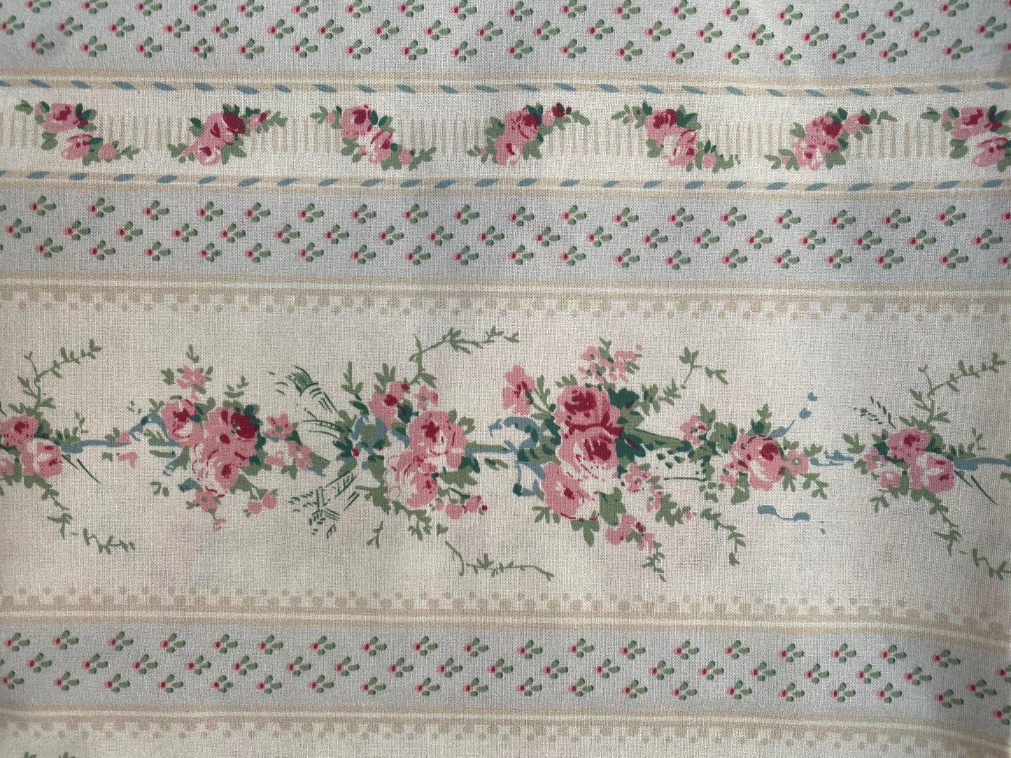 French Rose Stripe fabric.