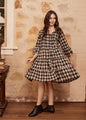 MacKenzie Tartan dress. Black.