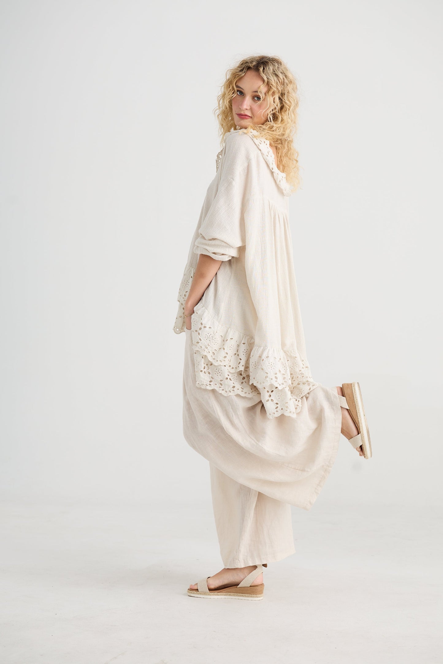Florizel top. Stone