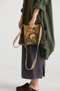 Kestrel Crossbody shoulder bag. Antique Rose Bouquet