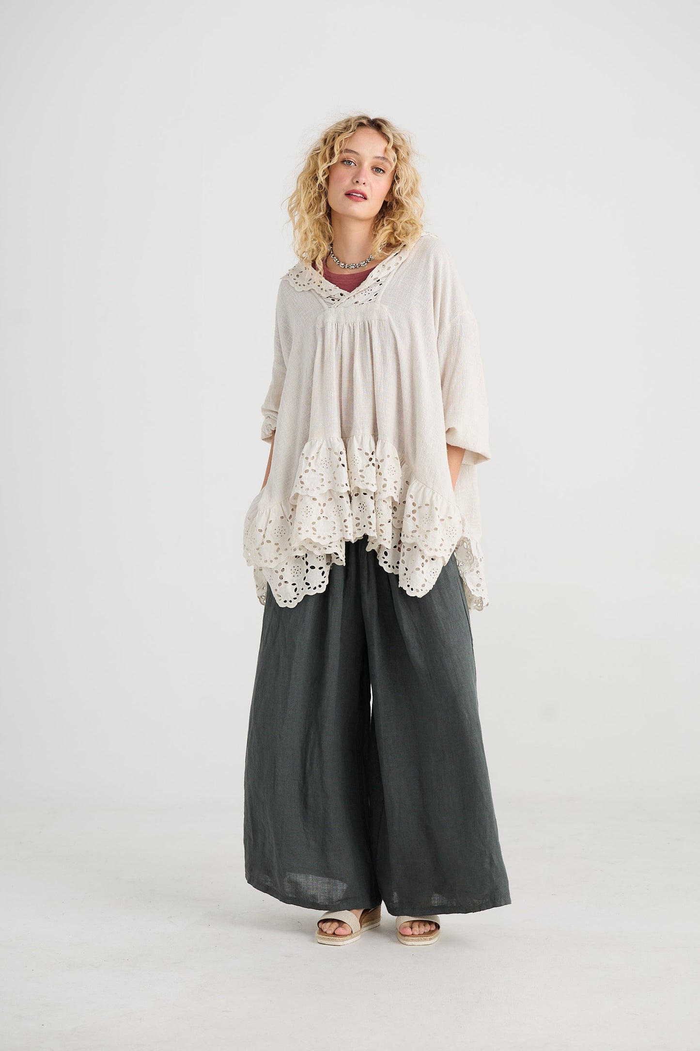 Florizel top. Stone
