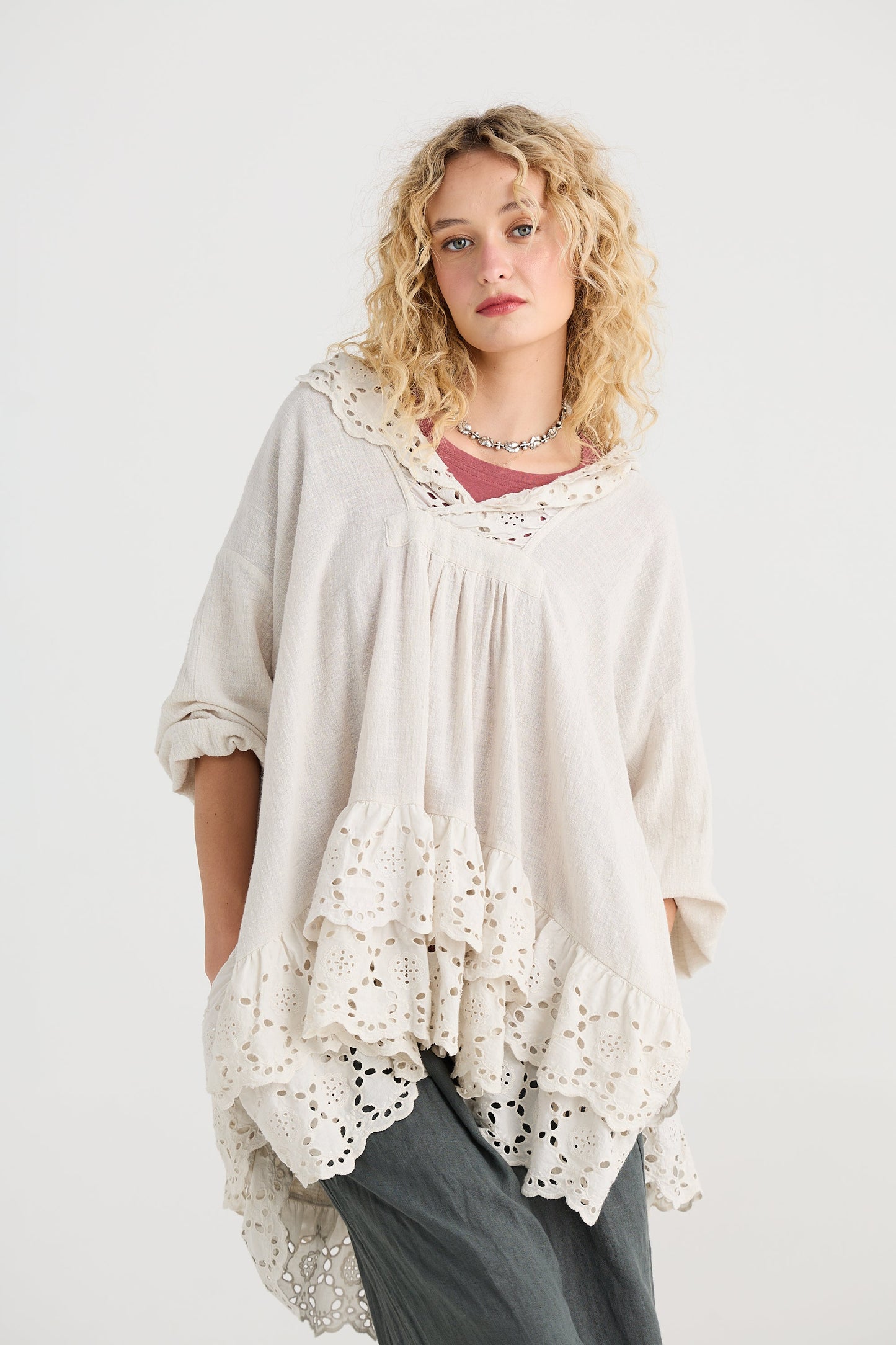Florizel top. Stone