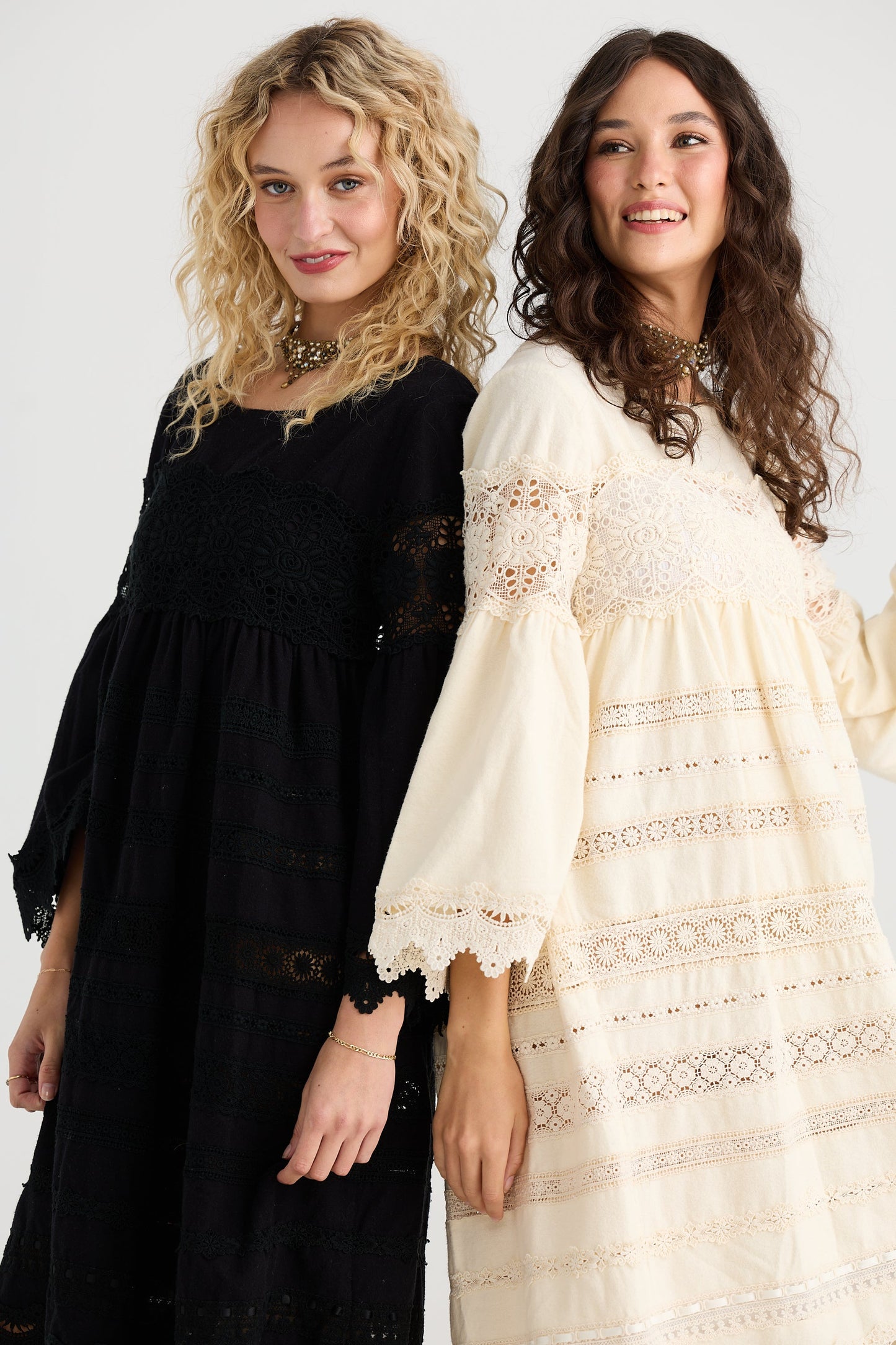 Sweetpea lace dress. Ebony