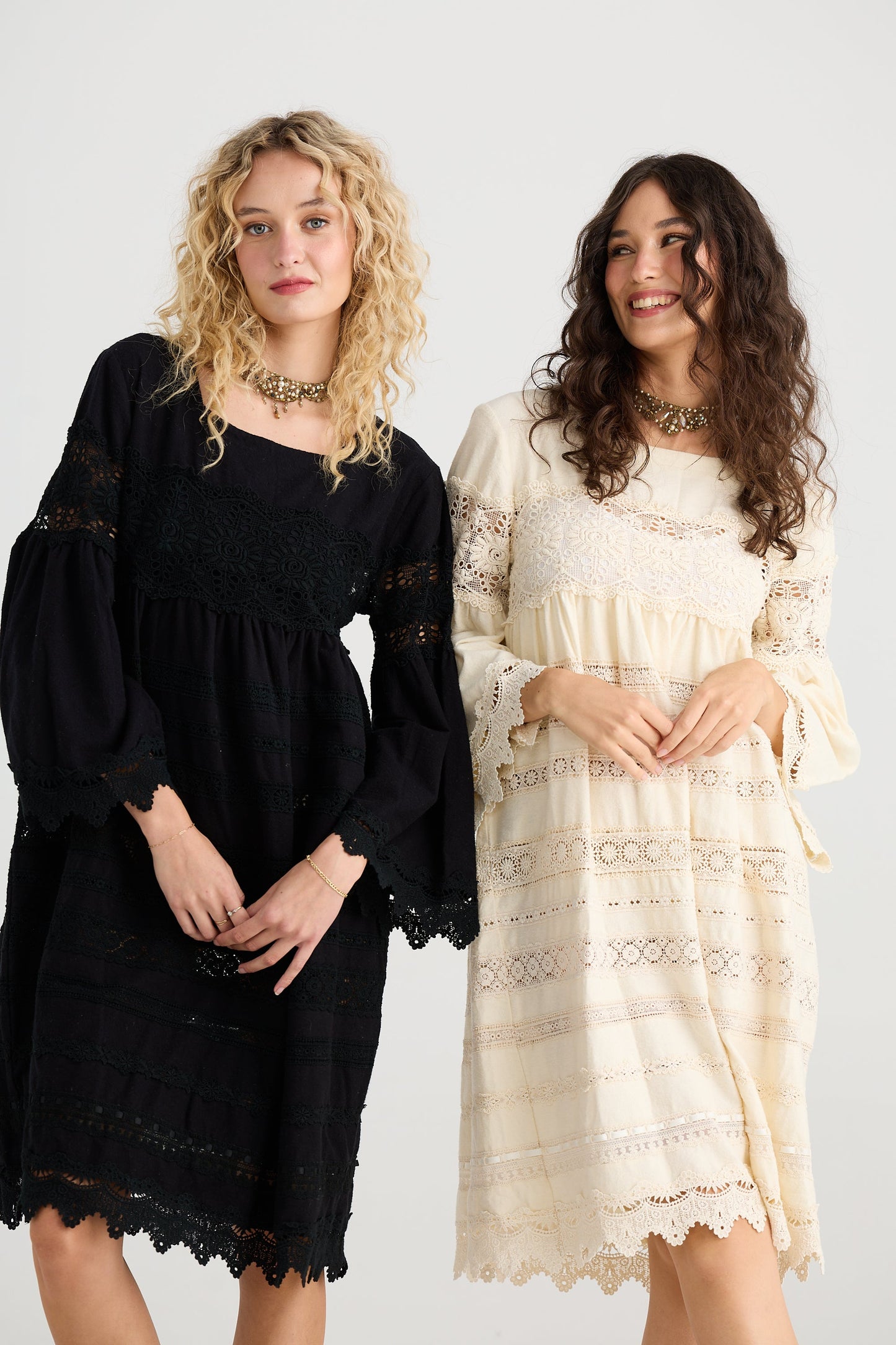 Sweetpea lace dress. Ebony