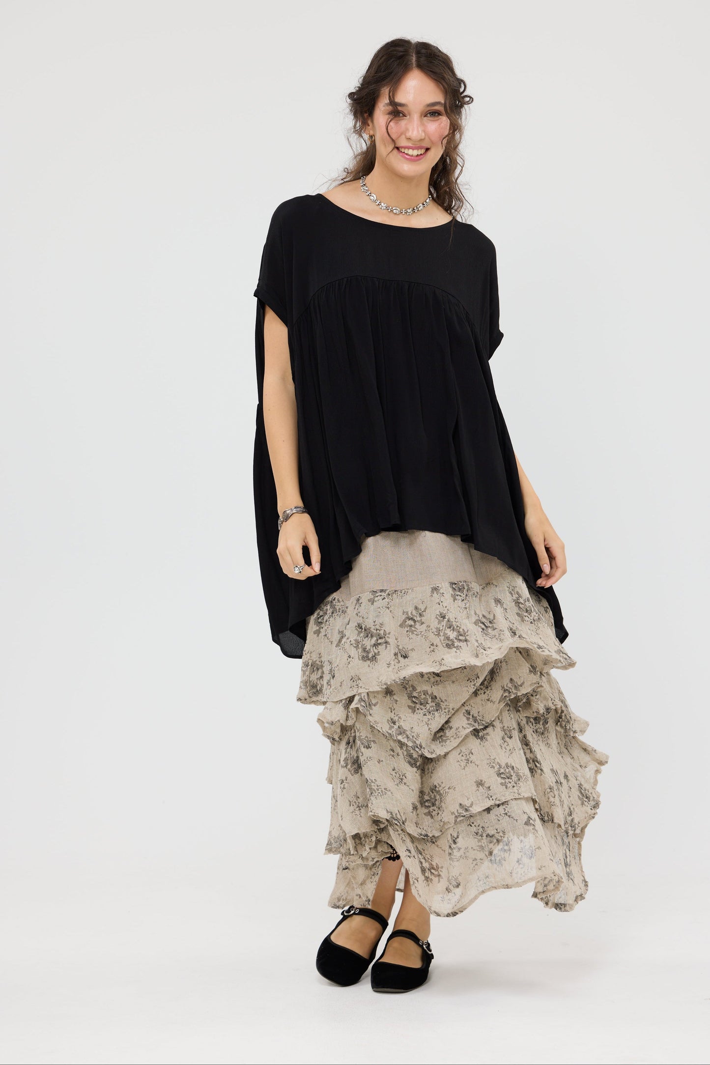 Adelaide Top. Black