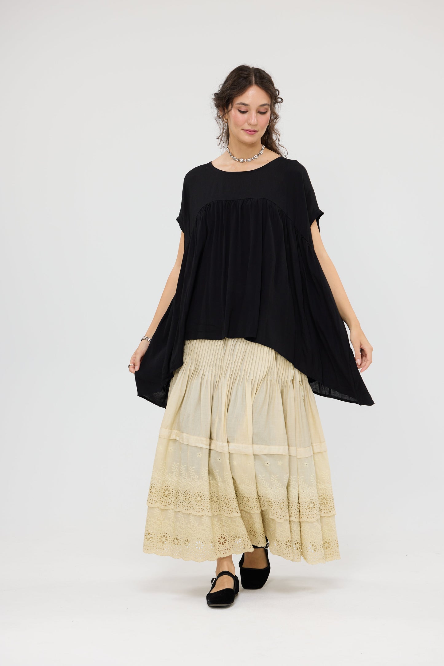 Adelaide Top. Black