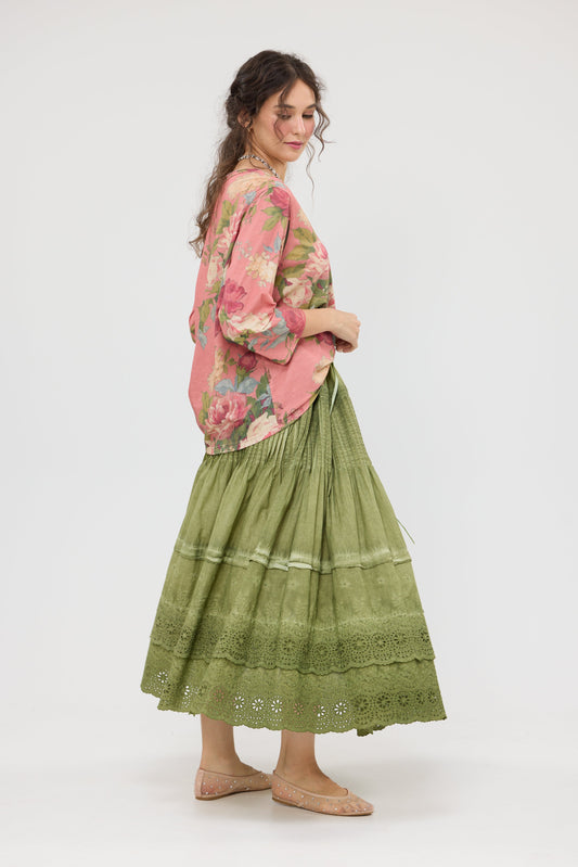 A Date with Mabel skirt. Moss