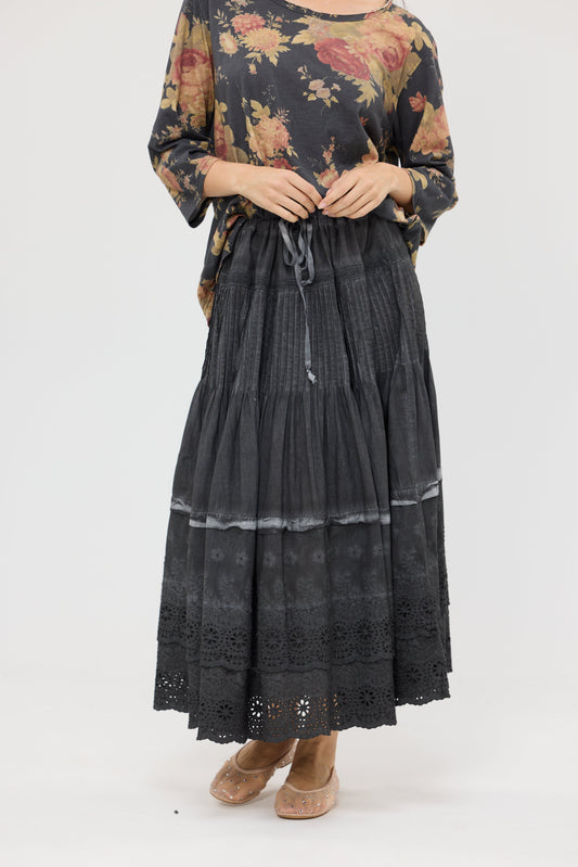 A Date with Mabel skirt. Charcoal.