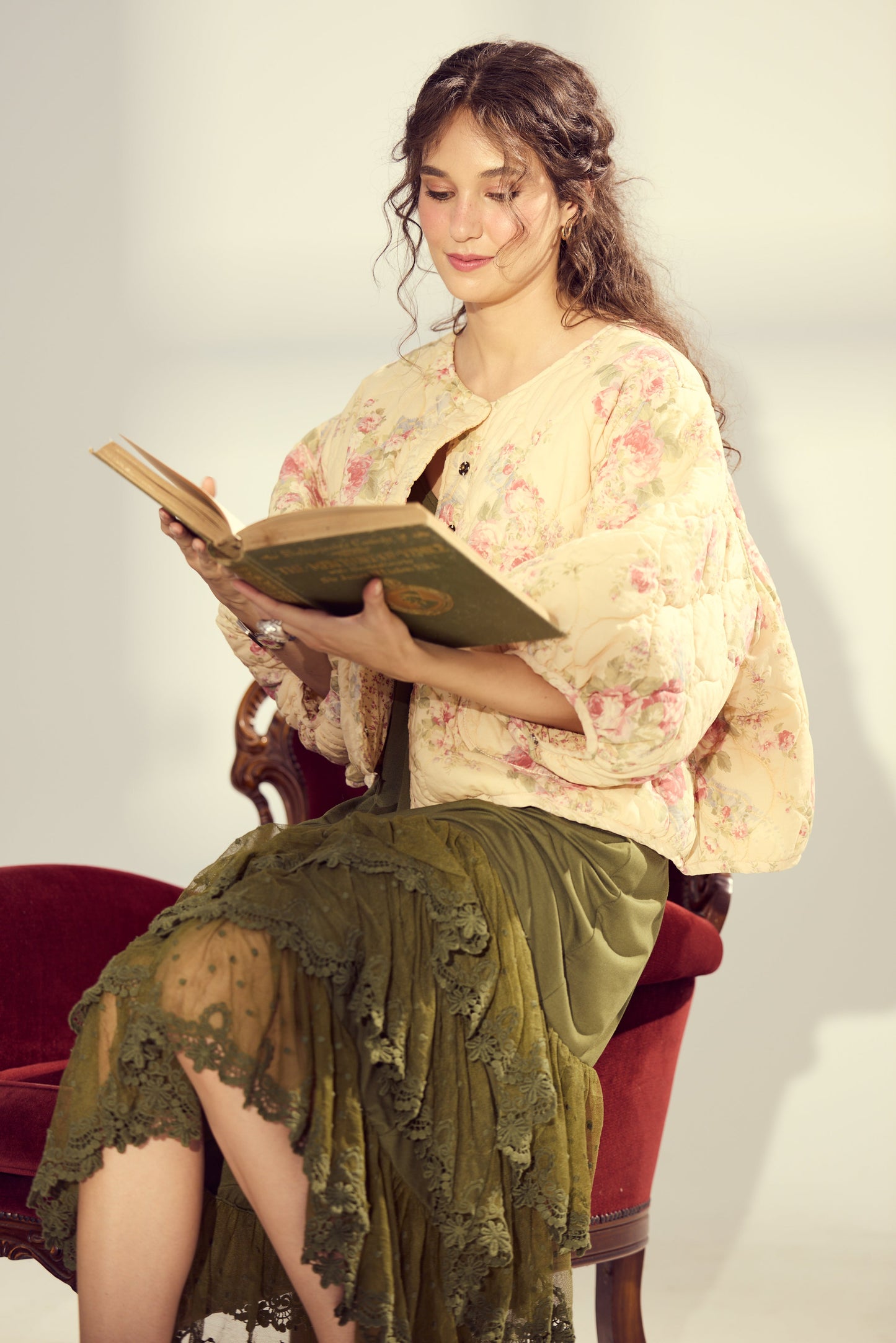 Mitsuko Padded jacket. Petite Fleur floral