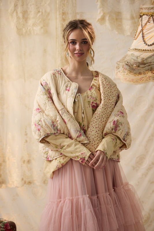 Mitsuko Padded jacket. Petite Fleur floral