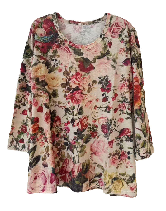 Rose Belle cotton Tshirt.