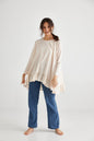 Ruby Ruffle Top . Blush