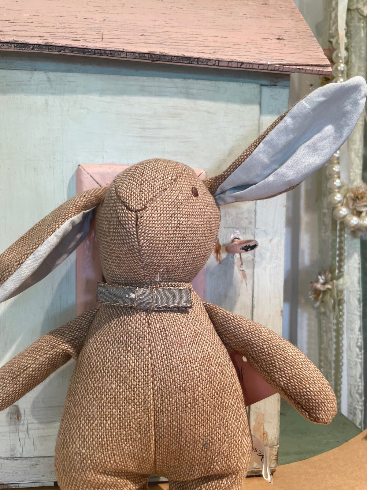 Tweed Soft Toy. Albert and Victoria. Soft Bunny toy.