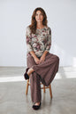 Talk to me in Flowers Tshirt. Bloomsbury floral print.