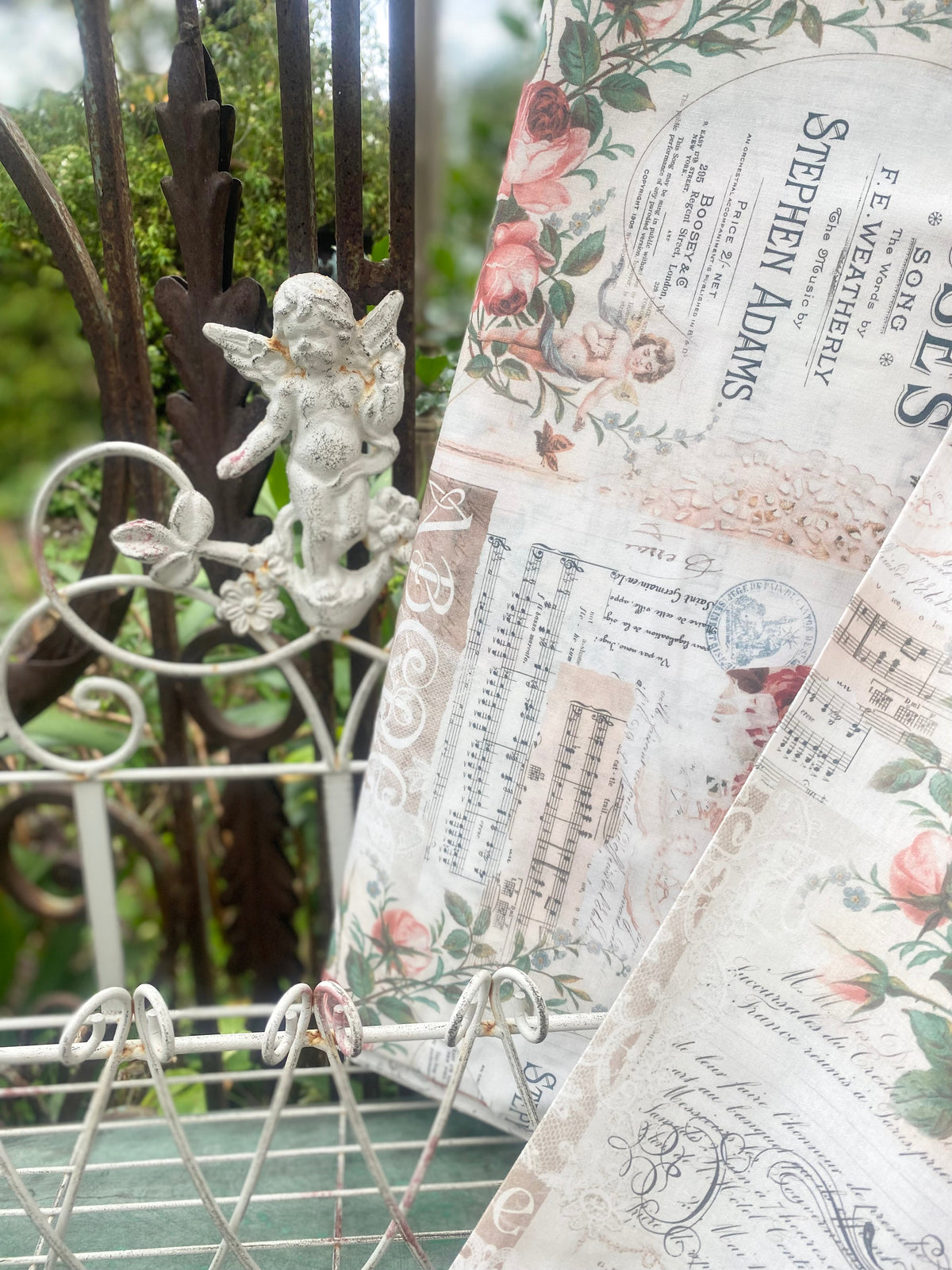 Poetry of Flowers Fabric Collection. Full of Grace.