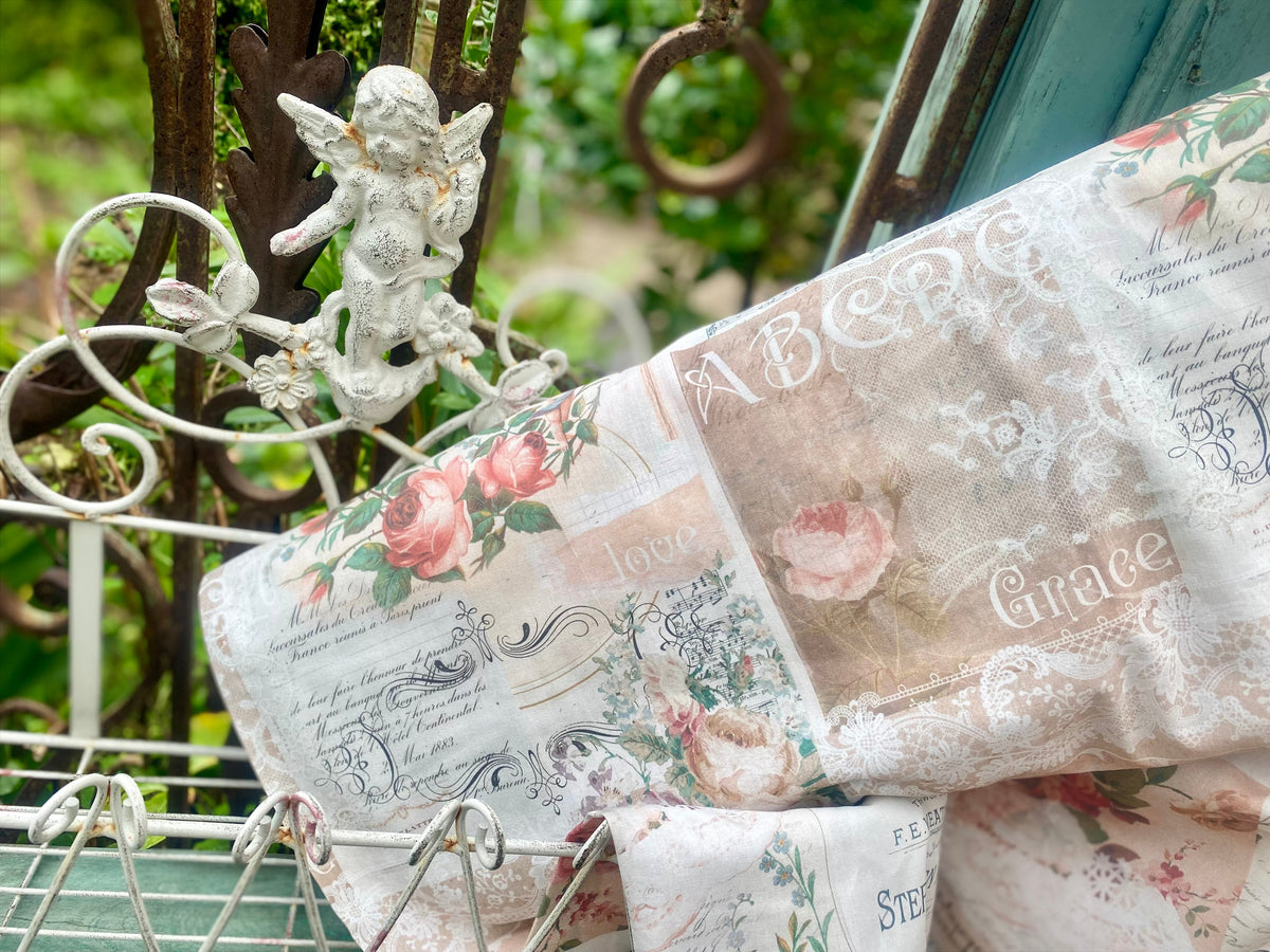 Poetry of Flowers Fabric Collection. Full of Grace.