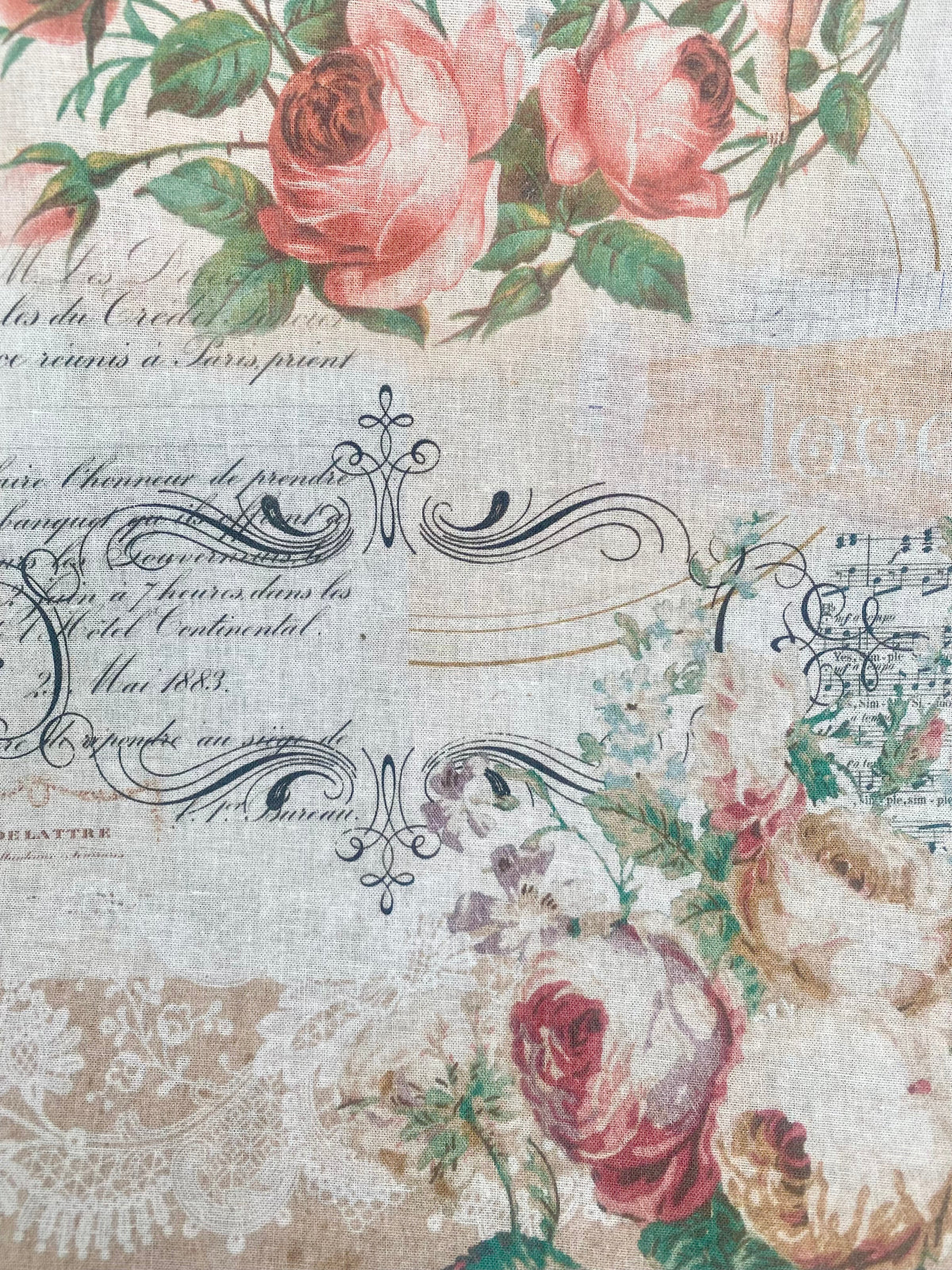 Poetry of Flowers Fabric Collection. Full of Grace.