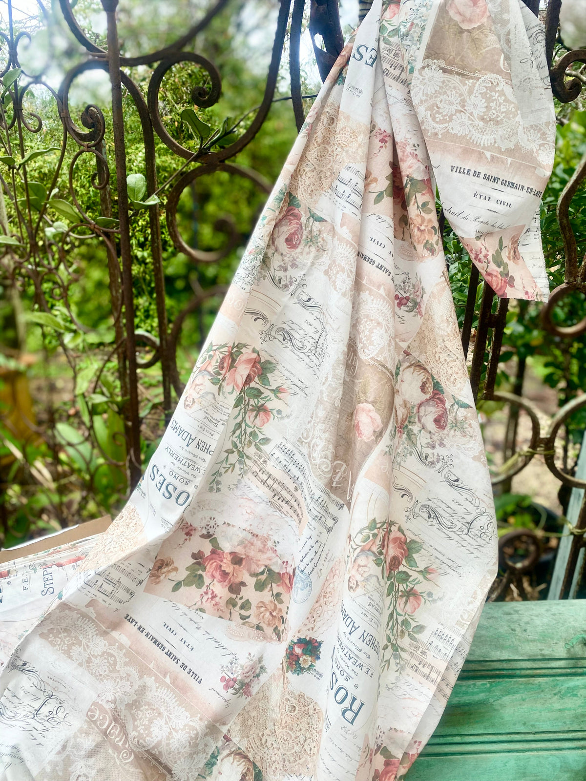 Poetry of Flowers Fabric Collection. Full of Grace.
