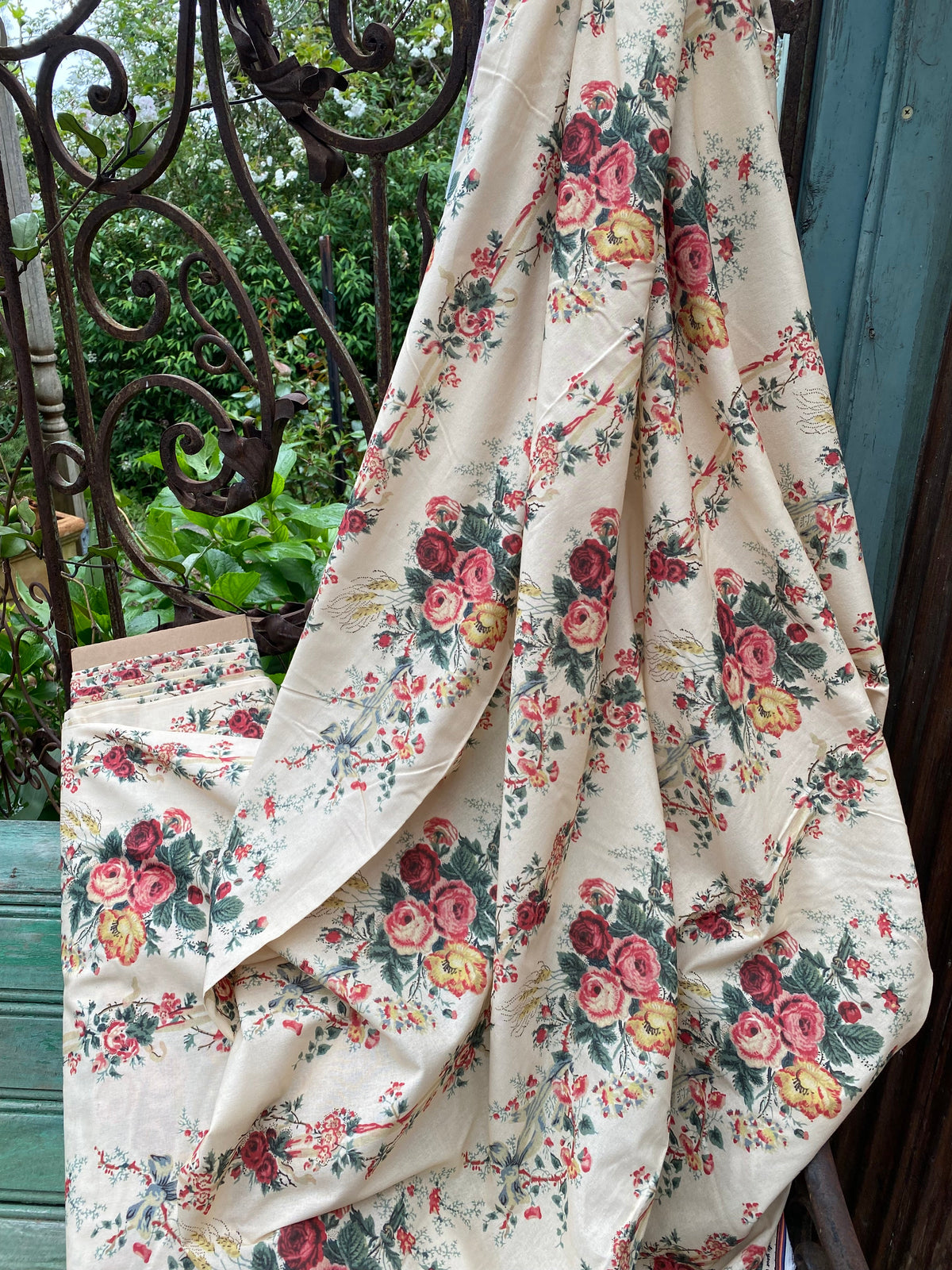 Poetry of Flowers Fabric Collection. Fleur and Fable