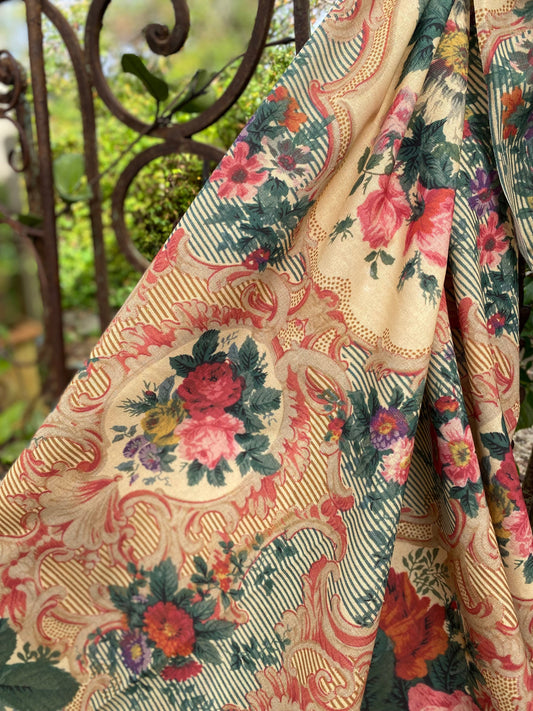 Poetry of Flowers fabric Collection. The Painted Garden