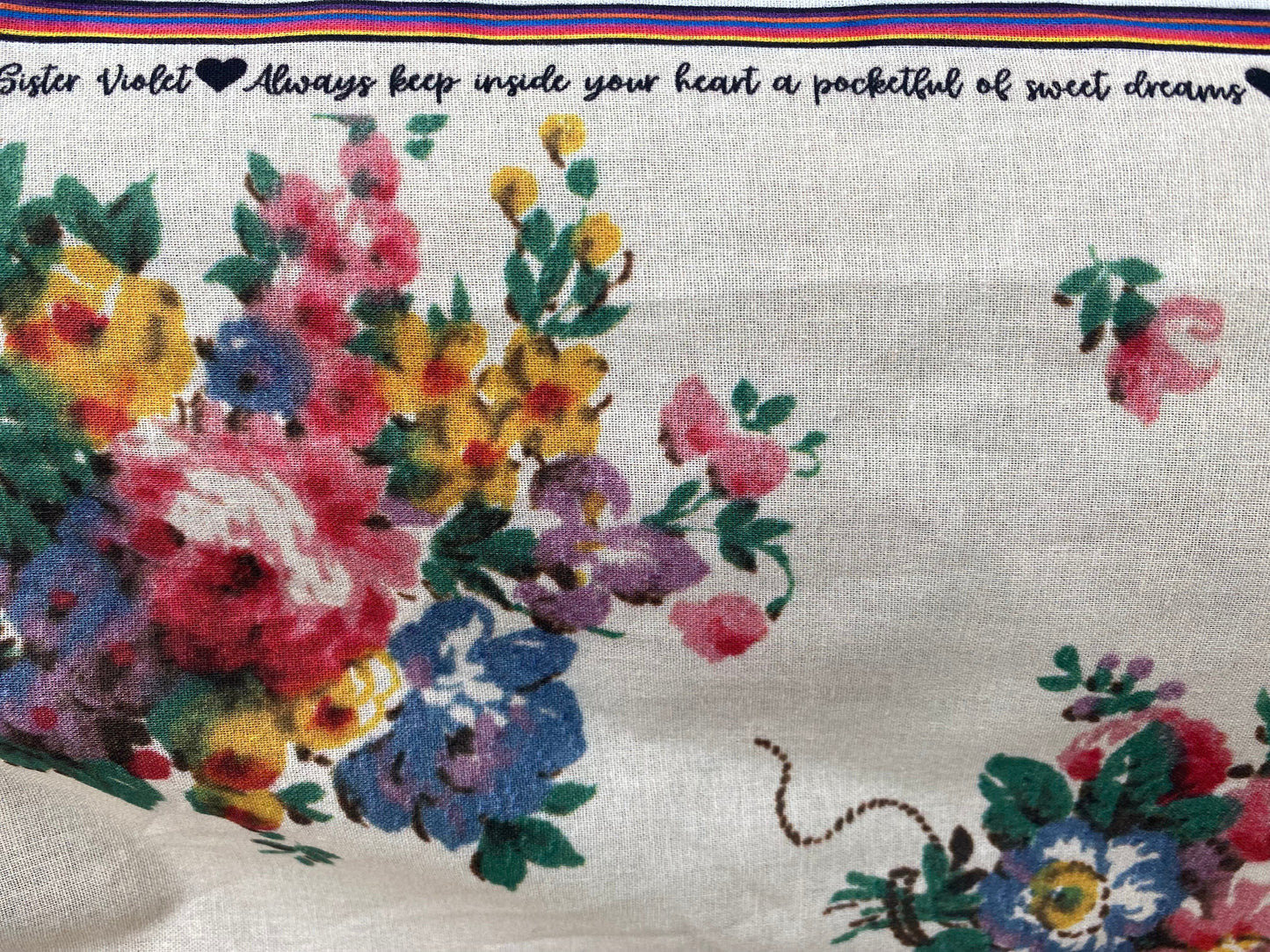Poetry of Flowers Fabric Collection. A Pocketful of Posies